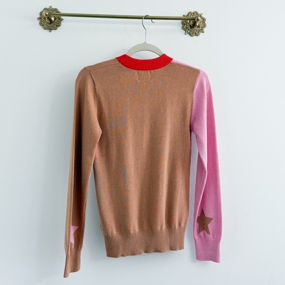 WISPR Split Star Cotton Silk Blend Sweater XS - Picture 6 of 6